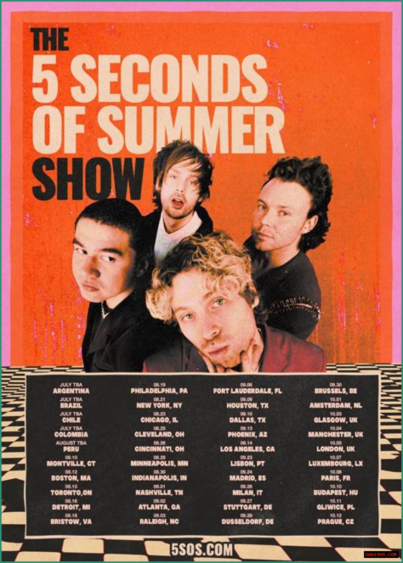 5 Seconds of Summer Go Glam Rock