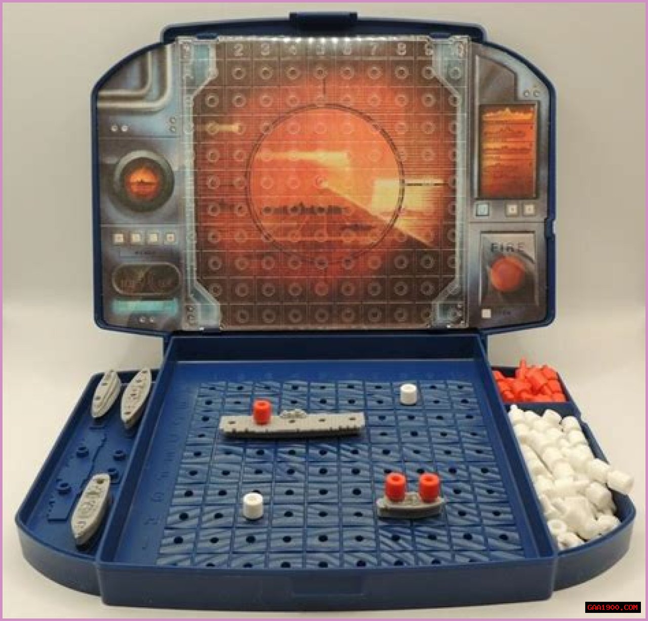 Small plastic piece in the game Battleship